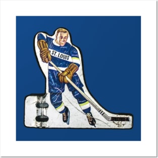 Coleco Table Hockey Players - St. Louis Blues. Original Posters and Art